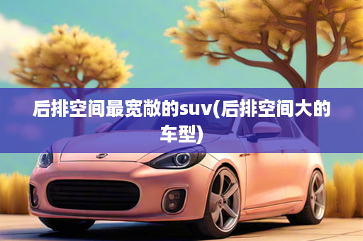 后排空间最宽敞的suv(后排空间大的车型)