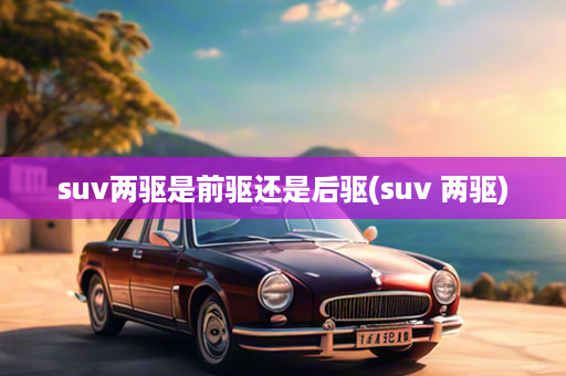 suv两驱是前驱还是后驱(suv 两驱)