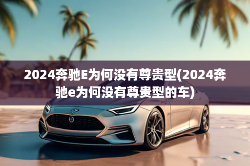 2024奔驰E为何没有尊贵型(2024奔驰e为何没有尊贵型的车)