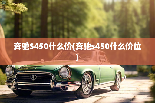 奔驰S450什么价(奔驰s450什么价位)