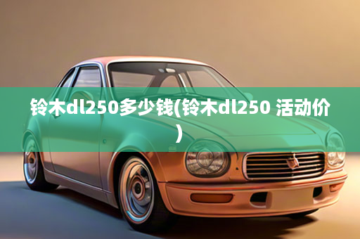 铃木dl250多少钱(铃木dl250 活动价)