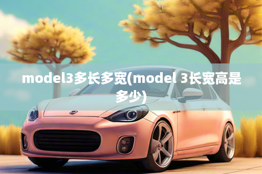 model3多长多宽(model 3长宽高是多少)