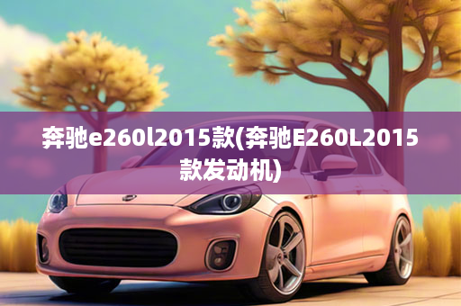 奔驰e260l2015款(奔驰E260L2015款发动机)