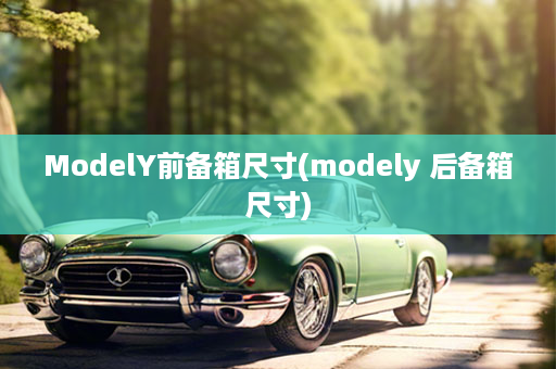 ModelY前备箱尺寸(modely 后备箱尺寸)