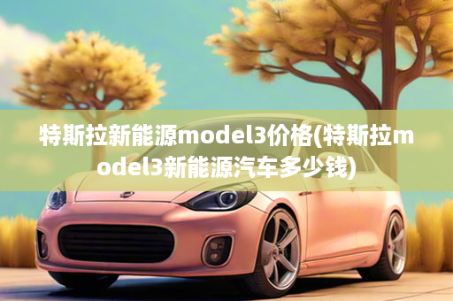 特斯拉新能源model3价格(特斯拉model3新能源汽车多少钱)