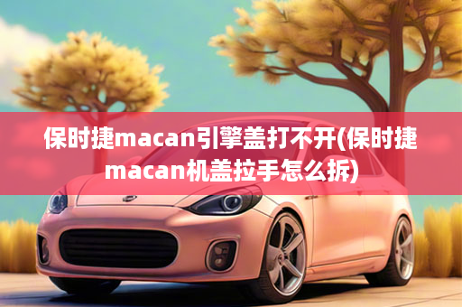 保时捷macan引擎盖打不开(保时捷macan机盖拉手怎么拆)