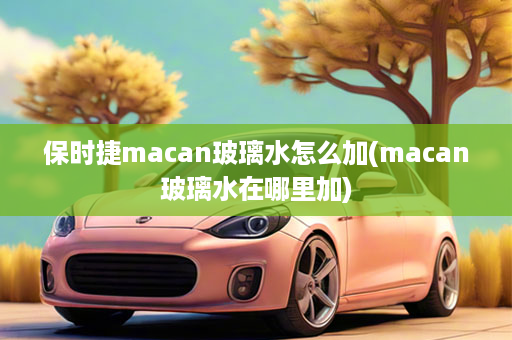 保时捷macan玻璃水怎么加(macan玻璃水在哪里加)