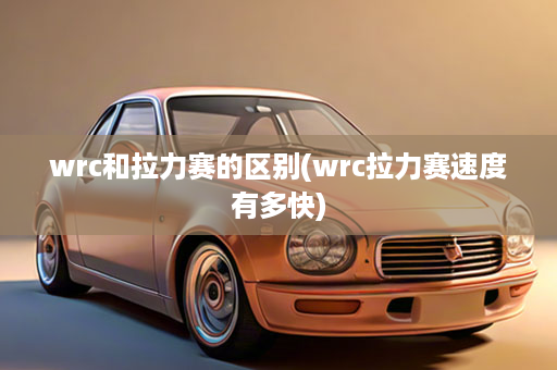 wrc和拉力赛的区别(wrc拉力赛速度有多快)